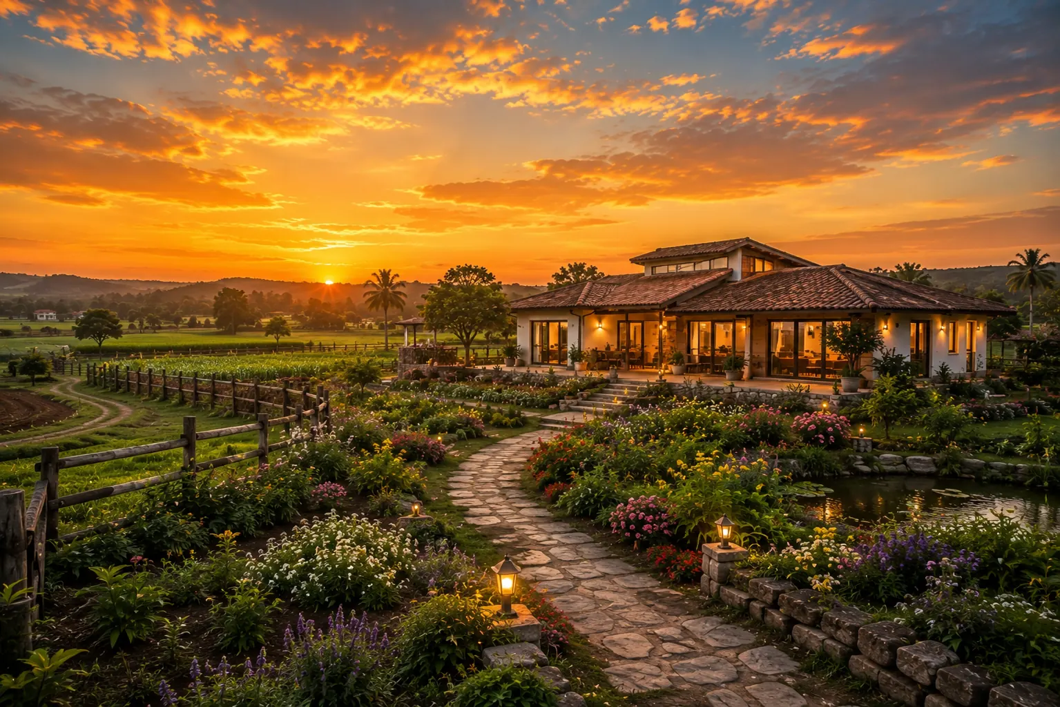 Beyond the City, Into Nature. — construction by Aali Builders in Guntur, Andhra Pradesh